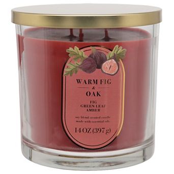 Sonoma Goods For Life® Warm Fig & Oak 14-oz. Soy Blend Candle