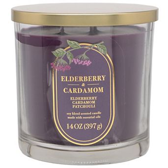 Sonoma Goods For Life® Elderberry & Cardamom 14-oz. Soy Blend Candle