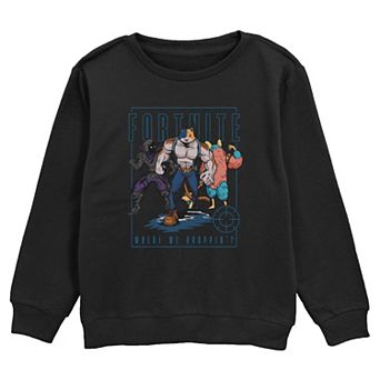 Boys 6-20 Fortnite Where We Droppin'? Team Crew Fleece Sweatshirt