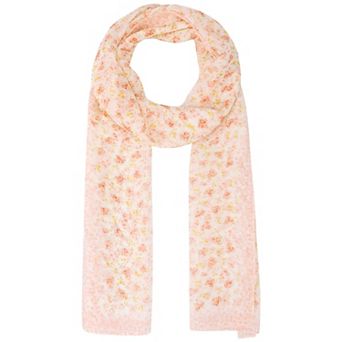 Women's Floral Vintage Scarf, Retro Silky Lightweight Sunscreen Neckerchief Head Wrap Scarves
