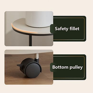 Wrought Iron Corner Plant Shelf with Wheels Multiple Flower Pot Holder Rack for Room Balcony Patio