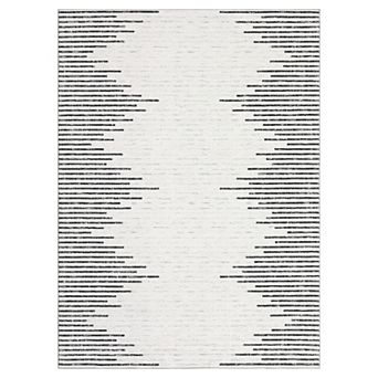 FairOnly Modern Geometric Rug Washable Low Pile Non Slip Non Shedding Rug for Bedroom Living Room
