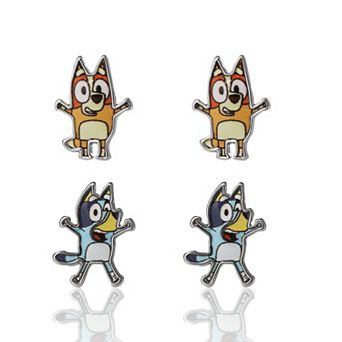 Bluey and Bingo 2-Pack Stud Earrings Set