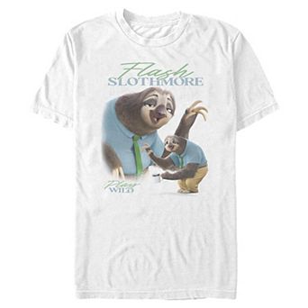 Big & Tall Disney's Zootopia Flash Slothmore Graphic Tee
