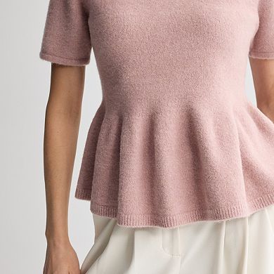 Women's Nine West Cozy Peplum Sweater