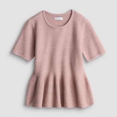 Women's Nine West Cozy Peplum Sweater