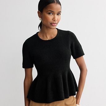 Women's Nine West Cozy Peplum Sweater