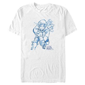 Big & Tall Jak And Daxter Sketch Poster Graphic Tee