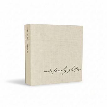 Linen Photo Album with 400 Pockets Horizontal and Vertical for Vacation