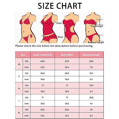 Women's Halter Bikini Sets, 2 Piece Double Straps Tie Back Triangle Bottoms Swimwear Bathing Suits