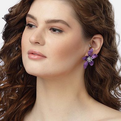 AGP PARIS Floral Stud Earrings