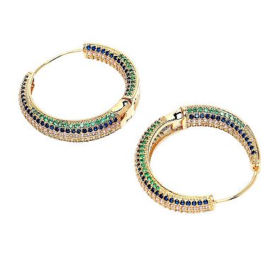 AGP PARIS Diva Collection Cubic Zirconia Chic Hoops