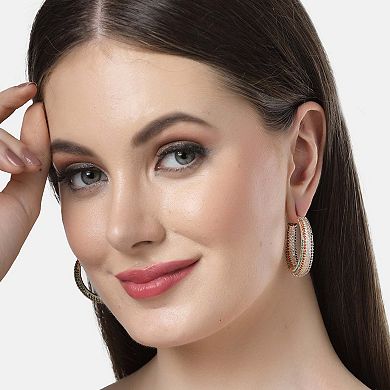 AGP PARIS Diva Collection Cubic Zirconia Chic Hoops