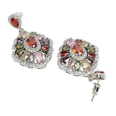 AGP PARIS Diva Collection Cubic Zirconia Statement Earrings