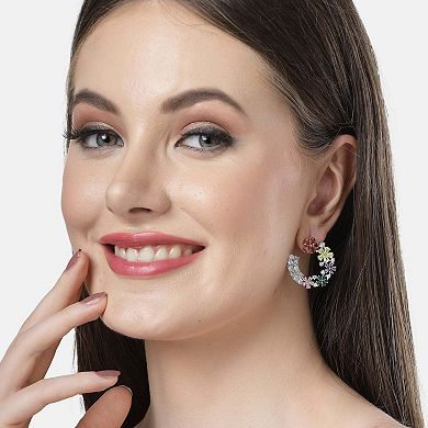 AGP PARIS Diva Collection Dainty Floral Hoops