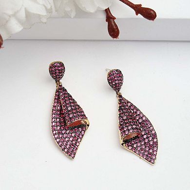 AGP PARIS Diva Collection Modern Asymmetry Earrings