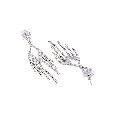 Elegant Sparkling Chain Earrings