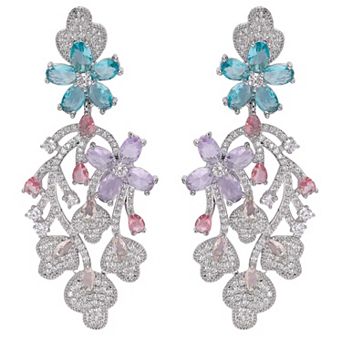 AGP PARIS Diva Floral Drop Earrings