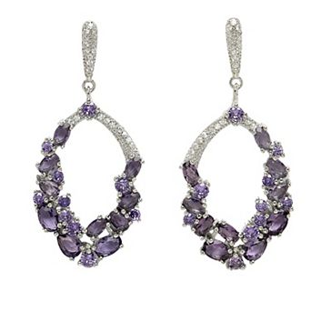 AGP PARIS Diva Collection Dainty Cubic Zirconia Drop Earrings