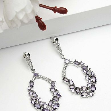AGP PARIS Diva Collection Dainty Cubic Zirconia Drop Earrings