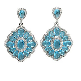 AGP PARIS Diva Collection Cubic Zirconia Statement Earrings