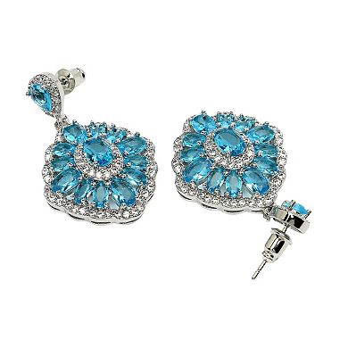 AGP PARIS Diva Collection Cubic Zirconia Statement Earrings