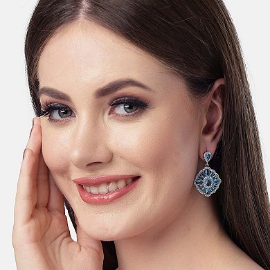 AGP PARIS Diva Collection Cubic Zirconia Statement Earrings