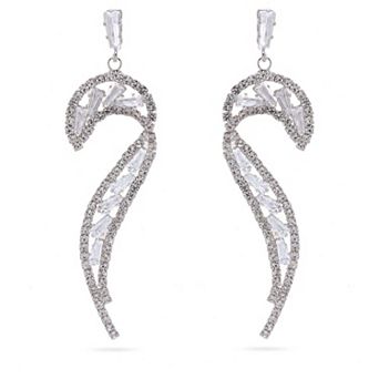 AGP PARIS Glittering Curve Earrings