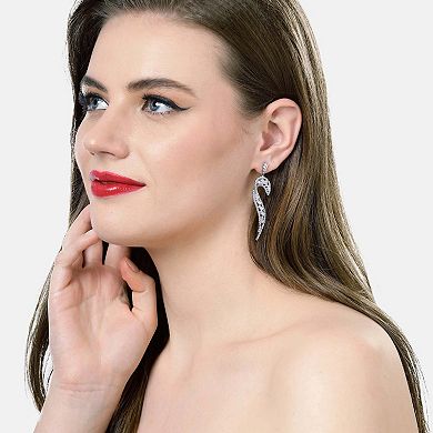 AGP PARIS Glittering Curve Earrings