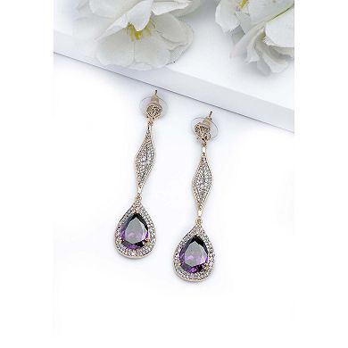 Gleaming Long Dangle Earrings