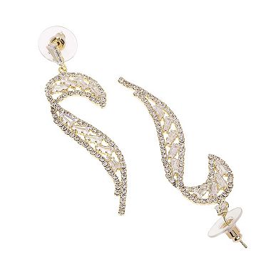 AGP PARIS Glittering Curve Earrings