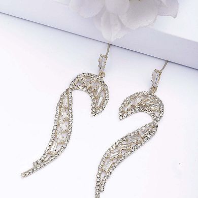 AGP PARIS Glittering Curve Earrings