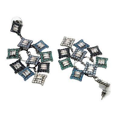 AGP PARIS Diva Collection Zirconia Screw-Back Dangle Drop Earrings