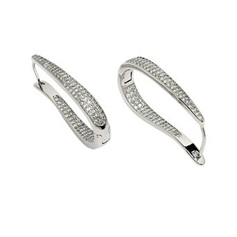 AGP PARIS Diva Collection U-Shaped Zirconia Hoops