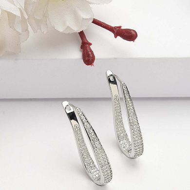 AGP PARIS Diva Collection U-Shaped Zirconia Hoops