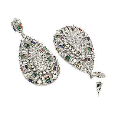 AGP PARIS Diva Collection Royal Cubic Zirconia Drop Earrings