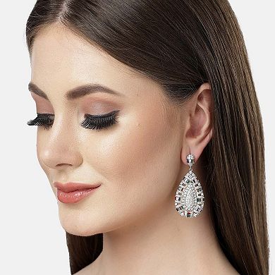 AGP PARIS Diva Collection Royal Cubic Zirconia Drop Earrings