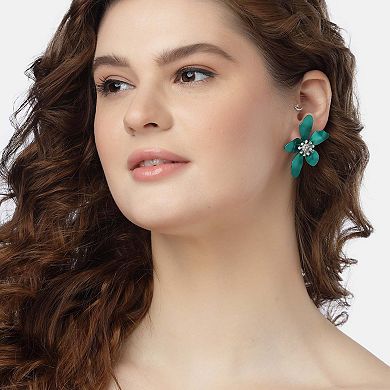 AGP PARIS Floral Stud Earrings