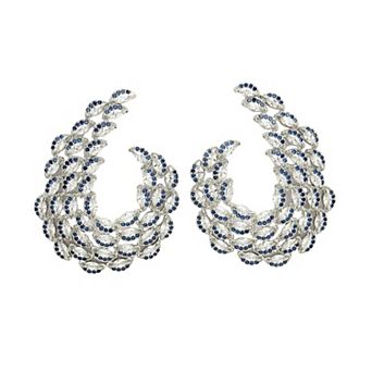 AGP PARIS Diva Collection Cubic Zirconia Cloudy Earrings