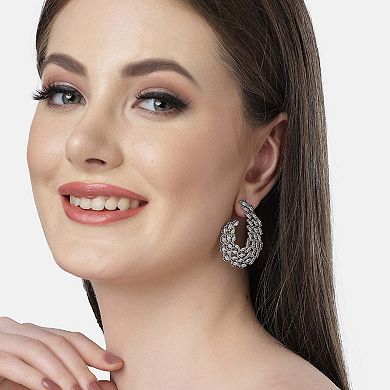 AGP PARIS Diva Collection Cubic Zirconia Cloudy Earrings