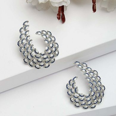 AGP PARIS Diva Collection Cubic Zirconia Cloudy Earrings