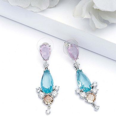 AGP PARIS Multicolored Geometric Drop Earrings