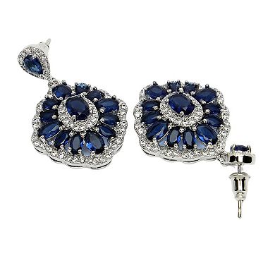 AGP PARIS Diva Collection Cubic Zirconia Statement Earrings
