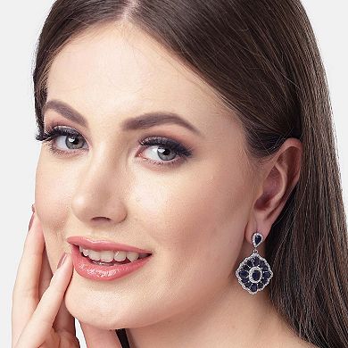 AGP PARIS Diva Collection Cubic Zirconia Statement Earrings