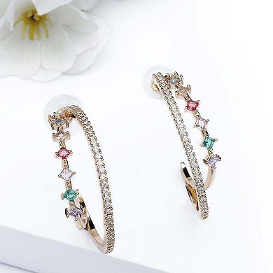 AGP PARIS Multi colored Hoop Earrings