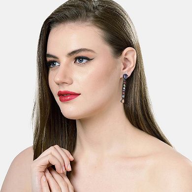 AGP PARIS Multi colored Long Tassel Earrings
