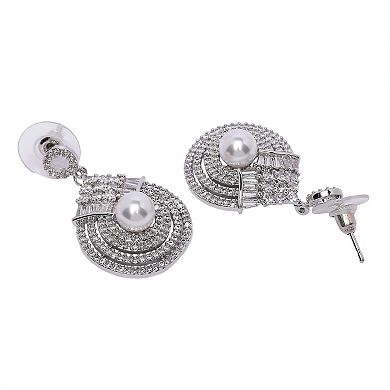 AGP PARIS Pearlescent Radiant Drop Earrings