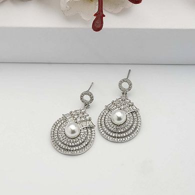 AGP PARIS Pearlescent Radiant Drop Earrings