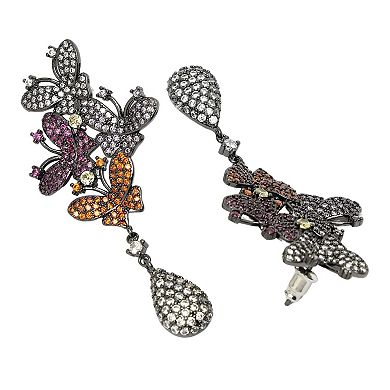 AGP PARIS Diva Collection Butterfly Drop Earrings