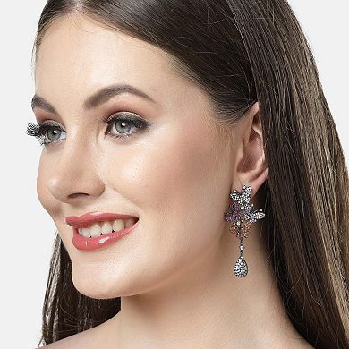 AGP PARIS Diva Collection Butterfly Drop Earrings